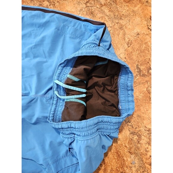Lululemon Men Blue Pace Breaker Running Short With Liner 26" Waist 9" Insea(L6) - Picture 3 of 9